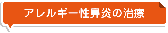 アレルギー性鼻炎の治療